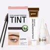 Eyelash Tint,Light Brown Eyelash&Eyebrow Kit,Eyebrow Shaping Kit,Natural Eye Brow Tint