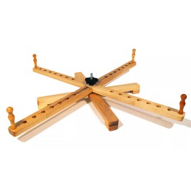 Handmade 30" Yarn Swift Handcrafted from Maple Hardwood