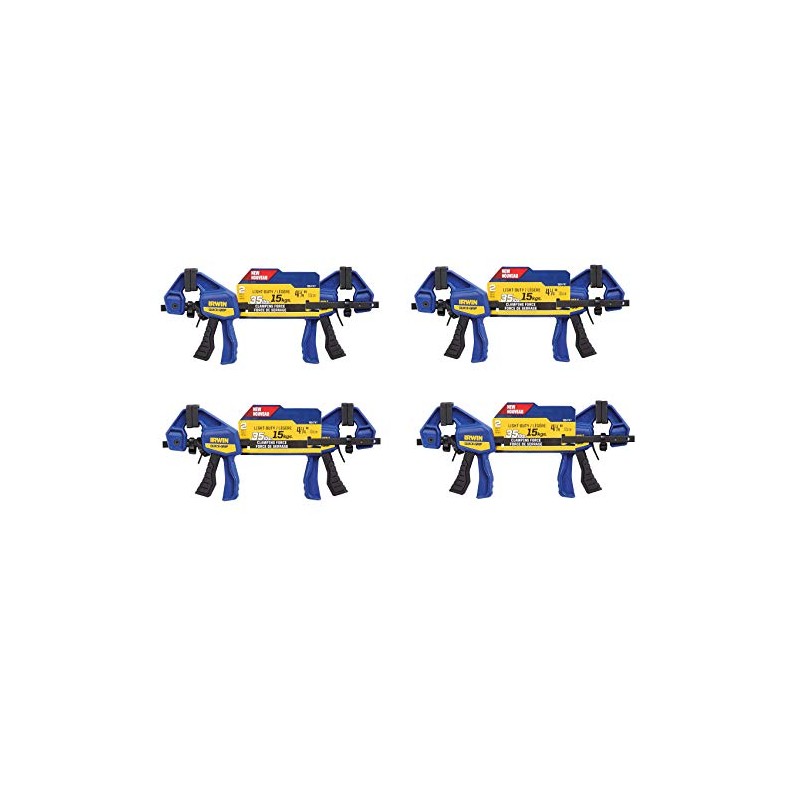 Irwin Quick Grip 530062 4-1/2" Quick-Grip One-Handed Micro Bar Clamp