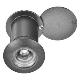 PATIKIL 15/16" Door Viewer Peephole 220-Degree Door Viewer Fits 1-3/4" to 2-15/16" Door Peep Hole with Rotating Privacy Cover for Home Office Hotel, Grey