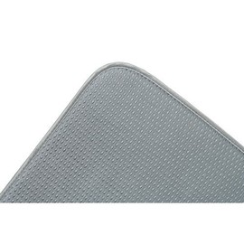 RazorEdge Grey Dish Drying Mat44; 16 x 18 in.