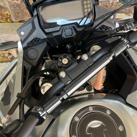 Handlebar Strut Motorcycle, Universal Motorcycle Handlebar 22 mm Aluminium Balance Bar, Adjustable Balance Bar, Motorcycle Balance Handlebar Crosses Bar, Motorcycle Accessories for Handlebar for