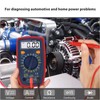 Pocket Manual Ranging Digital Multimeter with 2 Test Leads Set,