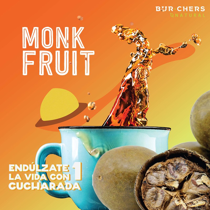 Burchers Natural - Monk Fruit 240g | Edulcorante natural
