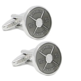 MENDEPOT Novelty Sports Theme Cuff Links For Men Father's Day Birthday Gift Fancy Cufflinks (45LBS)