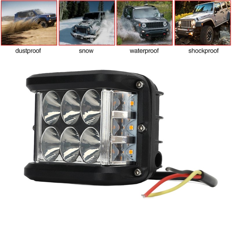 LED Work Light 36W IP67 Waterproof Double Side Spotlight Flood