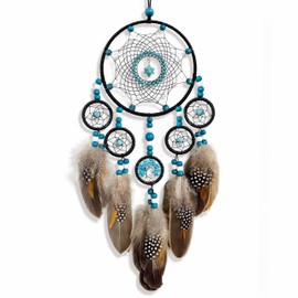 Dream Catchers,Dream Catcher Adult,Tree of Life Wall Decor with Turquoise