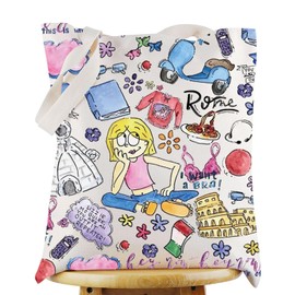 G2TUP Lizzie Tote Bag Lizzie Fans Gift Lizzie Character Shoulder Bag Lizzie Cartoon Inspired Merch, This is Lizzie Tg