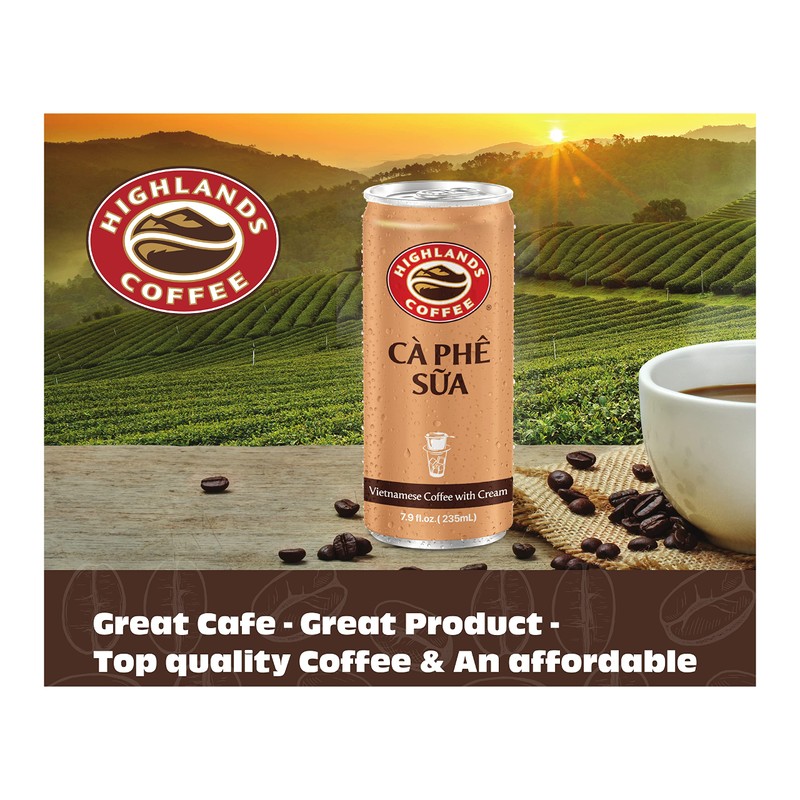Generic Highlands Coffee CÀ PHÊ SỮA Vietnamese Coffee with Condensed