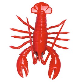 moses. Nodding Metal Kitchen Magnetic Lobster Decorative Magnet for Red, 12.5 x 9 x 3.5 cm