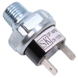 2 PCS Air Pressure Switch 110-140 PSI Tank Mount Thread 1/4"NPT Air Train Horn Switch Valve 110-140psi 1/4 inch 12V/24V DC Air Compressor Tank Pressure Control Switch