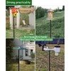 Mokeyder 90 Inch Bird House Pole Mount Kit, Adjustable Heavy