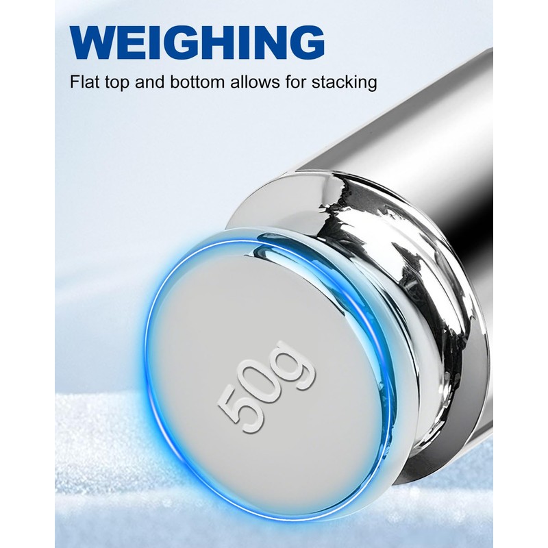 UCEC Calibration Weights for Digital Scale, 50g Gram Weights, Precision
