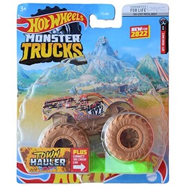Hot Wheels Monster Trucks Town Hauler, Connect and Crash Car, Town Hauler
