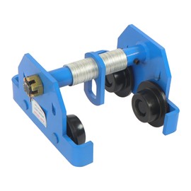 findmall Heavy Duty 2-Ton/4400lbs Push Trolley for Steel Beams Dual Wheel Design with 65-180MM Width Adjustment