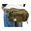 DEVICE マディソン 2P ヒップバッグ -カーキ