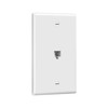 ENERLITES ENERLITES RJ11 Telephone Jack Wall Plate by 1-Gang, Standard