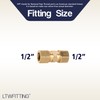 LTWFITTING 1/2-Inch OD Compression Union,Brass Compression Fitting(Pack of 5)