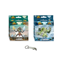 King of Tokyo 2 Monster Pack French Version: Anubis + Cthulhu + 1 Bottle Opener Blumie (Anubis + Cthulhu)