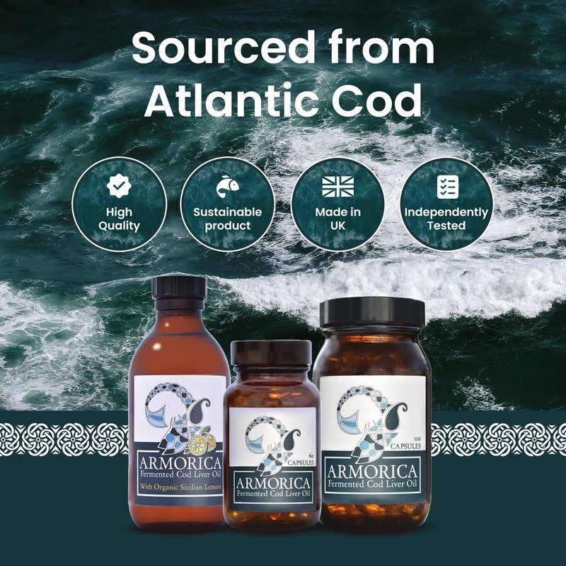 ARMORICA ARMORICA Fermented Cod Liver Oil | Cold-Processed & Naturally