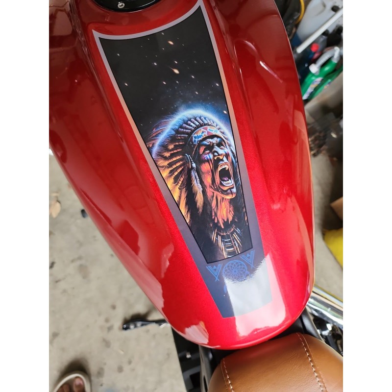 Indian Scout - Motorcycle Tank Decals - 3pc Set -