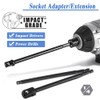 Mesee 3 Pieces Impact Grade Socket Adapter Set, 150mm Impact