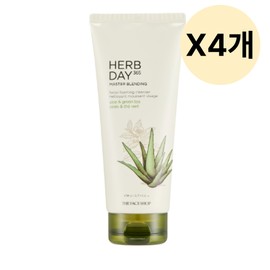 VivaLand The Faceshop Aloe Herb Day Cleansing Foam 170ml X4