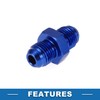 A ABSOPRO Male Flare Reducer Hose Fitting Adapter AN6-AN6 Fuel