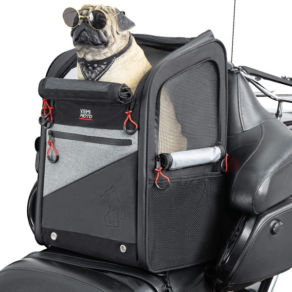 KEMIMOTO Motorcycle Dog Cat Carrier Bags Upgraded for Less Than
