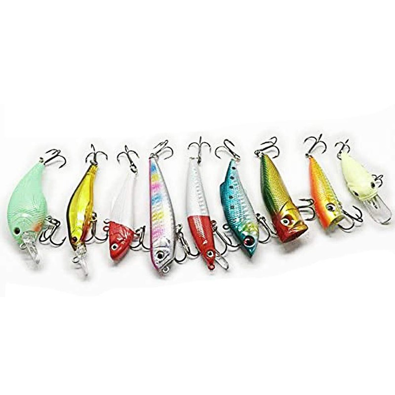 276 Pcs Fishing Lure Kit crankbaits deep dor Walleye and