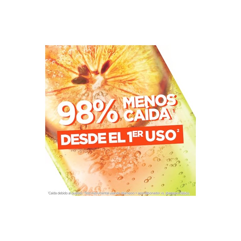 Garnier Fructis Shampoo Crece Fuerte, 650 ml