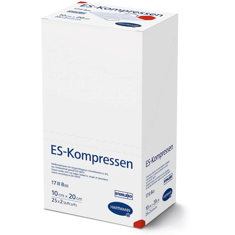 ES-KOMPRESSEN Sterile Gauze Dressings for Wound Cleaning & Covering and