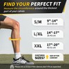 CAMBIVO Calf Compression Sleeve Men and Women, Footless Compression Socks