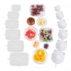 SANBREVE Tapas Reutilizables Herméticas De Silicona Flexible 12 Pzas