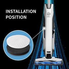 4 PACK Evolve filter Compatible with Hoover ONEPWR Evolve Pet Cordless Small Upright Vacuum Cleaner BH53400, BH53405CDI, BH53420, BH53422V, BH53420PCE, BH53425CDI, BH53450, BH53452CDI, BH53455TV1