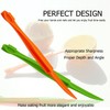 Shoyisenka 10 Pcs Orange Peeler Tool, Plastic Orange Lemon Citrus