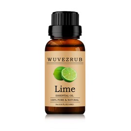 Lime Essential Oils 10ML, Organic 100% Pure and Natural Lime Essential Oil for Aromatherapy Diffuser - 0.33 Fl Oz/Lime
