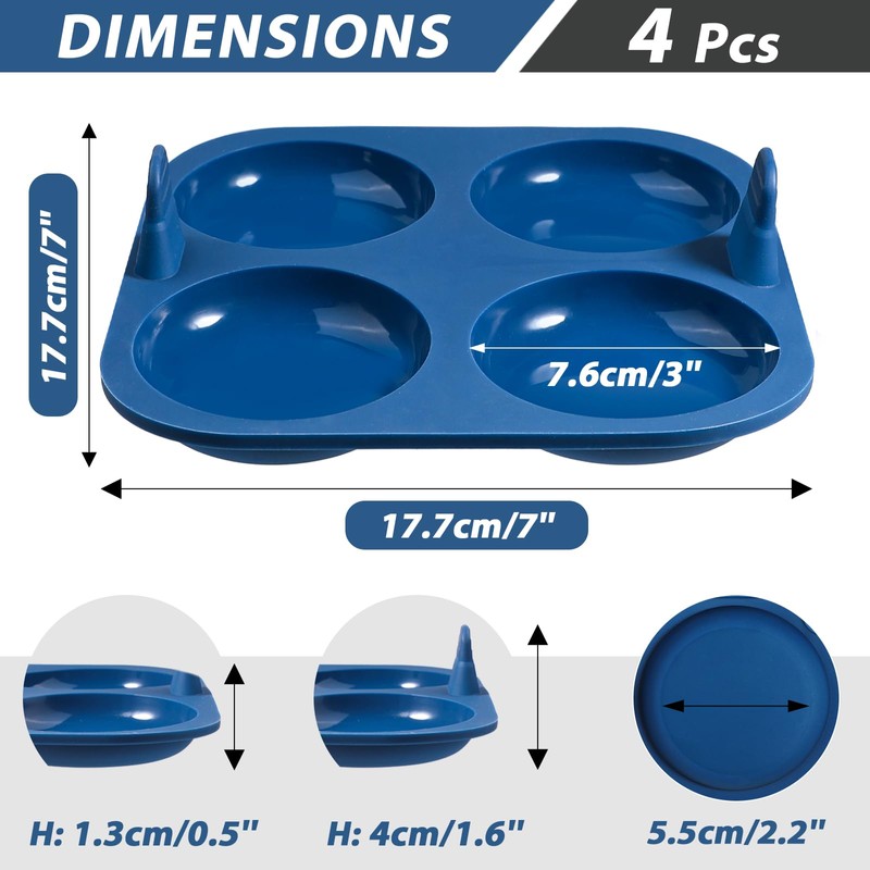 Webake Air Fryer Yorkshire Pudding Pan for Baking, Nonstick Silicone