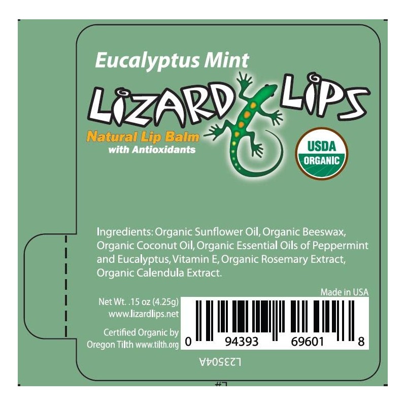 Lizard Lips USDA Certified Organic - 4 Flavor Variety Pack