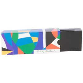 Monteverde MVP Fountain Pen Green Abstracts - Medium Nib - Compact & Versatile Mini Pocket Pen - JoWo German-Made Nib - Cartridge & Eyedropper Fill