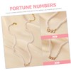 SAFIGLE Angel Digital Necklace Choker Design Aesthetic Pendant Chain for