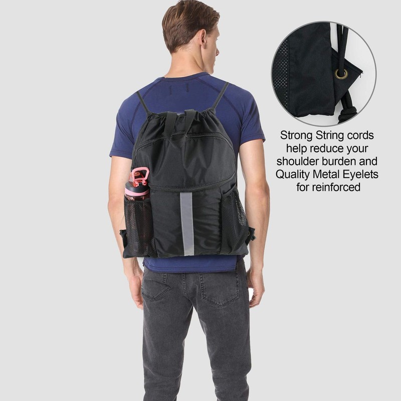 Basketball Bag, Shoe Storage Pocket, Gym Sack, Basketball Backpack, Waterproof,