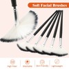 9 Pieces Facial Brushes Fan Mask Brushes, Soft Facial Applicator