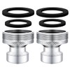 MOJOCO Dishwasher Faucet Adaptor - 2 Pack Portable Washer Faucet