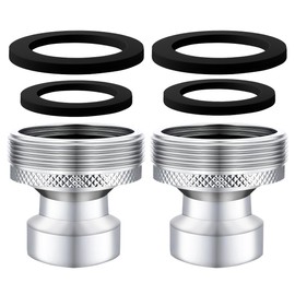 MOJOCO Dishwasher Faucet Adaptor - 2 Pack Portable Washer Faucet Snap Adapter for Bathroom, Kitchen Sink, Garden - Water Inlet Connector Accessories, Compatible for Washing Machine