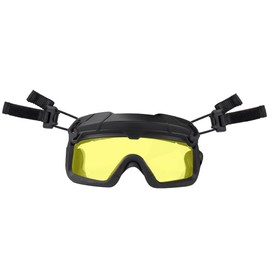 ATAIRSOFT Tactical Anti Fog Safety Protection 2 Modes Goggles Glasses for Airsoft Hiking Paintball Hunting Yellow lenses