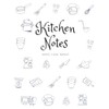 Kitchen Notes: Your Custom Cookbook for 100 Personal Recipes