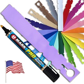 TAGKRAFTERS 7" x 1" Lilac with Marker - 500 Pcs - Plastic Plant Tags and Labels - Wrap Around Thermal Plastic - Nursery Garden Tree Labels | Made in The USA |