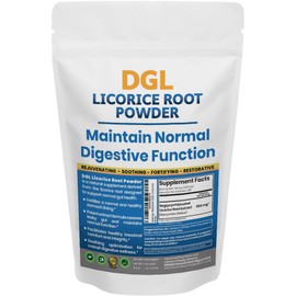 DGL Licorice Supplement: Supports Digestive Health, Gut Lining Support, DGL Powder for Wellness, Licorice Root Extract Powder, 280 serv.