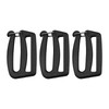Baoblaze 5pcs Adjustable Buckles Webbing, Plastic Buckle for Webbing, Buckle